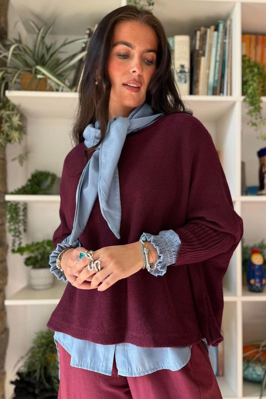 Basso Box Knit Damson